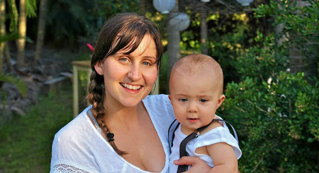 Pretty My Love founder Aleisha Balle with her son. Pretty My Love founder Aleisha Balle with her son.